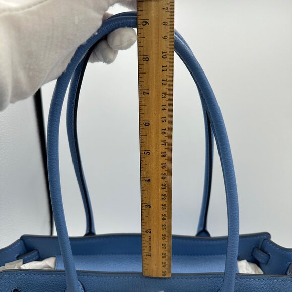 Michael Kors French Blue Hamilton Moderne Small East West Satchel Shoulder Tote - Picture 16 of 16
